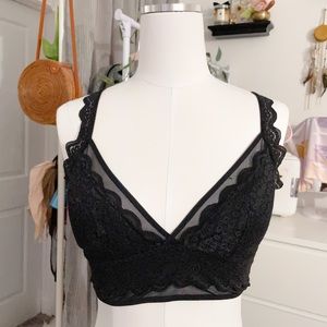 Aerie Black Lace Bralette
